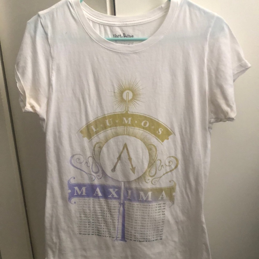 White Lumos Maxima Harry Potter t-shirt